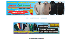 Desktop Screenshot of konveksibandung.com